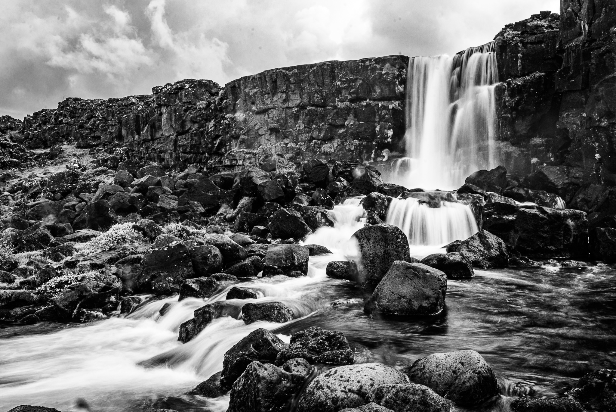 Öxarárfoss  waterfall