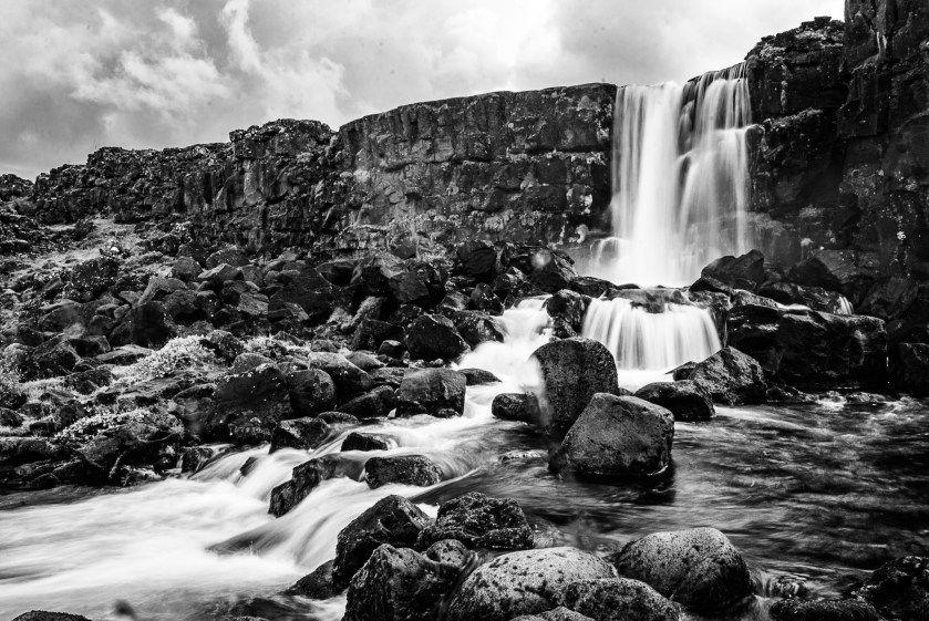 Öxarárfoss  waterfall