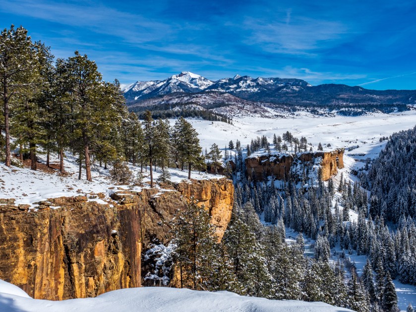 Pagosa Peak, from Ice Cave Ridge